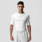 1027. WarpFlexx-Lite™ Half-Sleeve Baselayer - White