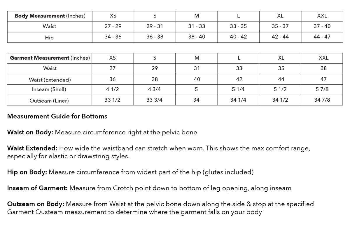 Size guide