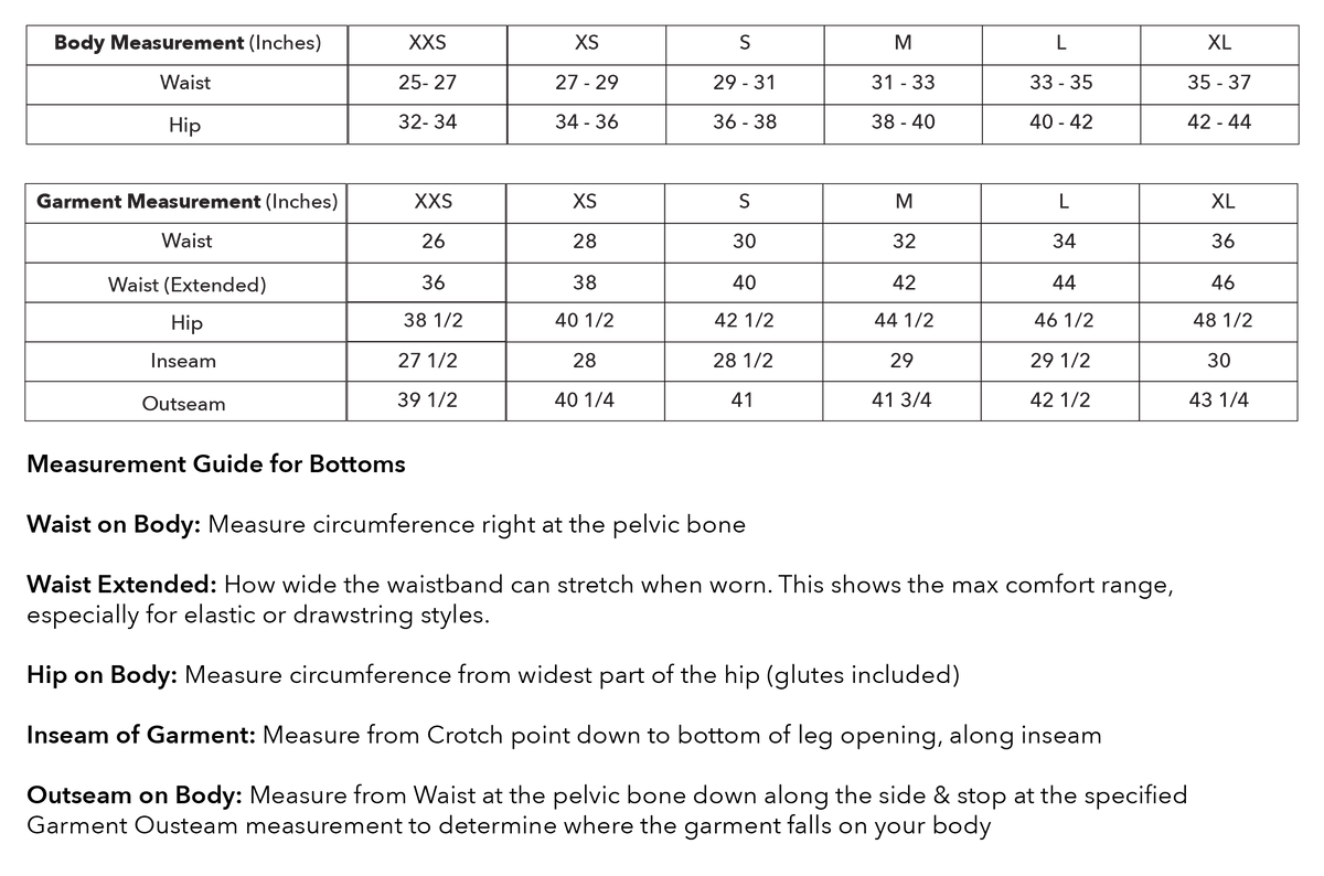 Size guide