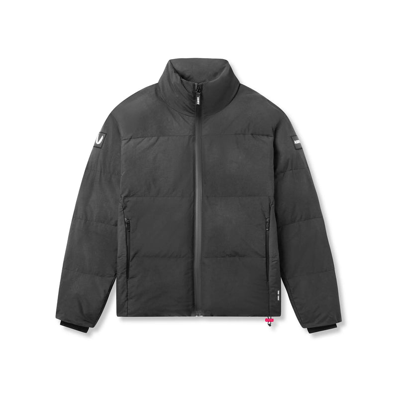 0900. PrimaLoft® Weather-Ready Puffer Jacket - Black "Wave Dye"