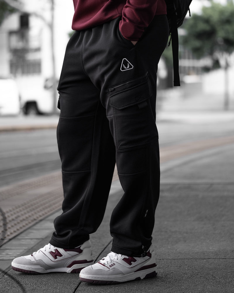 1033. Deltapeak® Cargo Cinch Jogger - Crimson