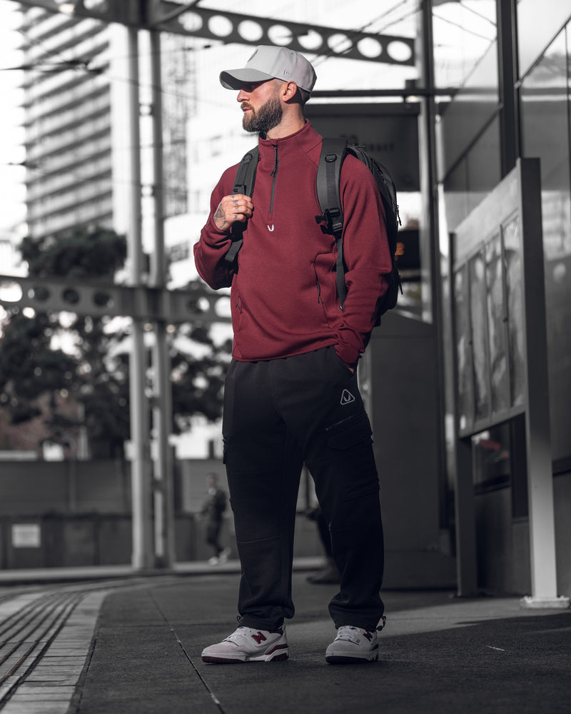 1021. Dri-Core™ Quarter Zip - Black