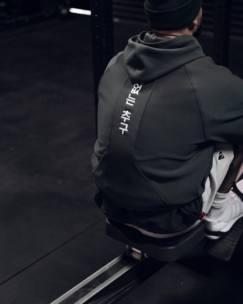 1019. Deltapeak® Oversized Hoodie - Black