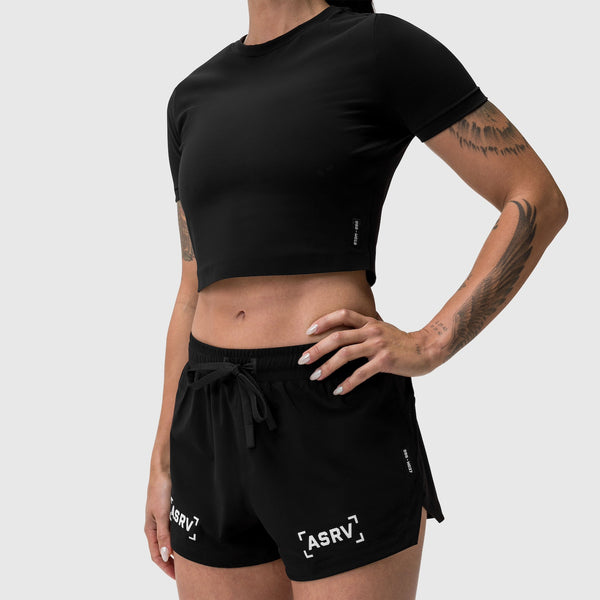 W037. Tetra-Lite® Linerless Short - Black "ASRV"