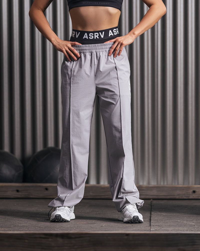 W036. Ripstop Relaxed Track Pant - Black