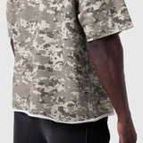 1114. Vintage Raw Hem Pump Cover - Digital Camo
