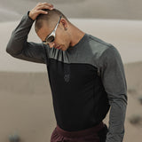 1190. AEROSILVER® UPF50+ Run Long Sleeve - Black