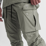 0825. Tetra-Lite® Cargo High Rib Jogger - Sage