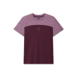 W086. AEROSILVER® UPF50+ Run Tee - Merlot