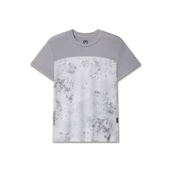 W086. AEROSILVER® UPF50+ Run Tee - Sedona Snow Camo