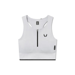 W097. LYCRA® ADAPTIV Seamless Zip Bra - Slate Grey