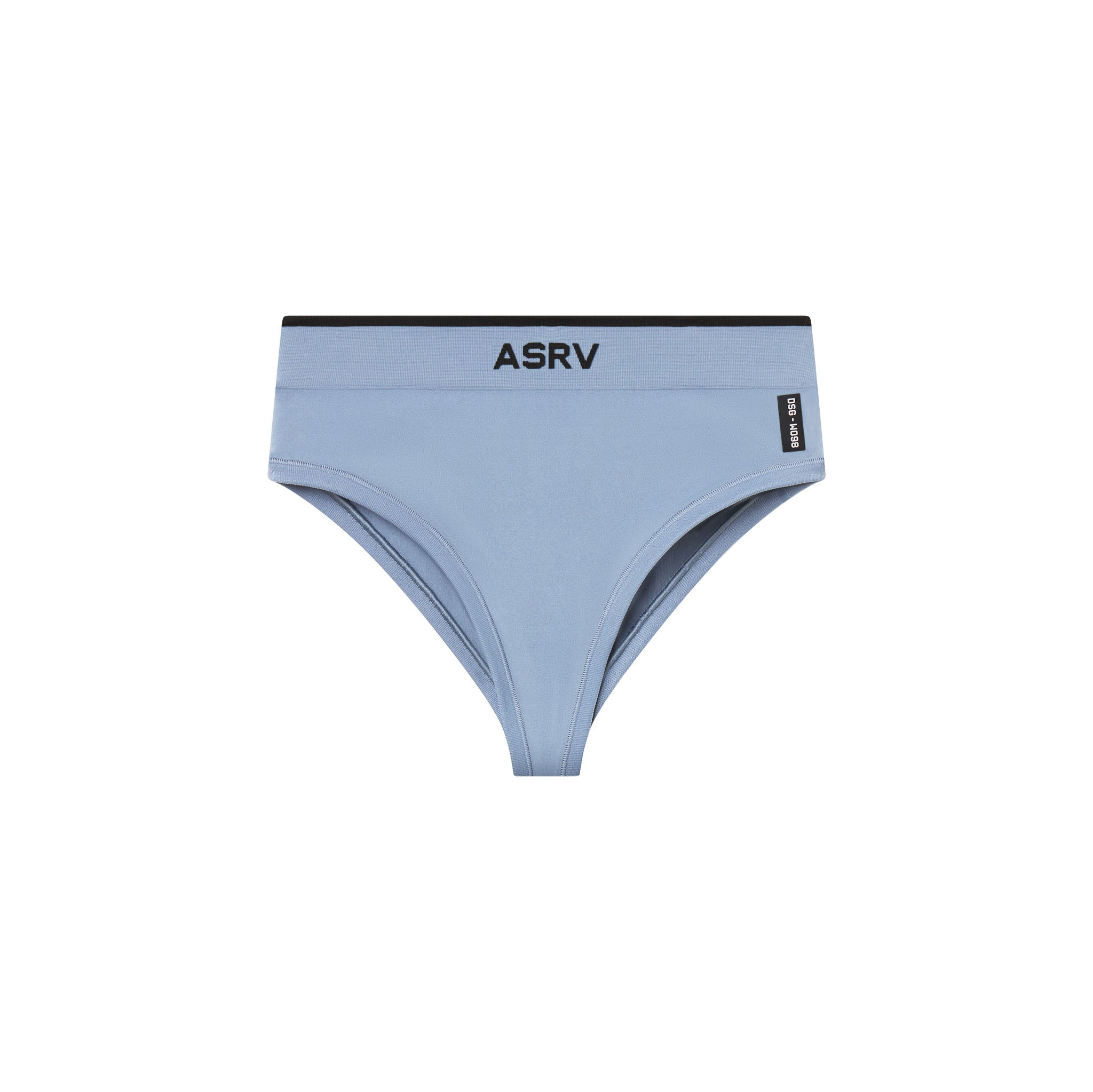 Flatlay LYCRA® ADAPTIV Seamless Underwear in slate blue, front view