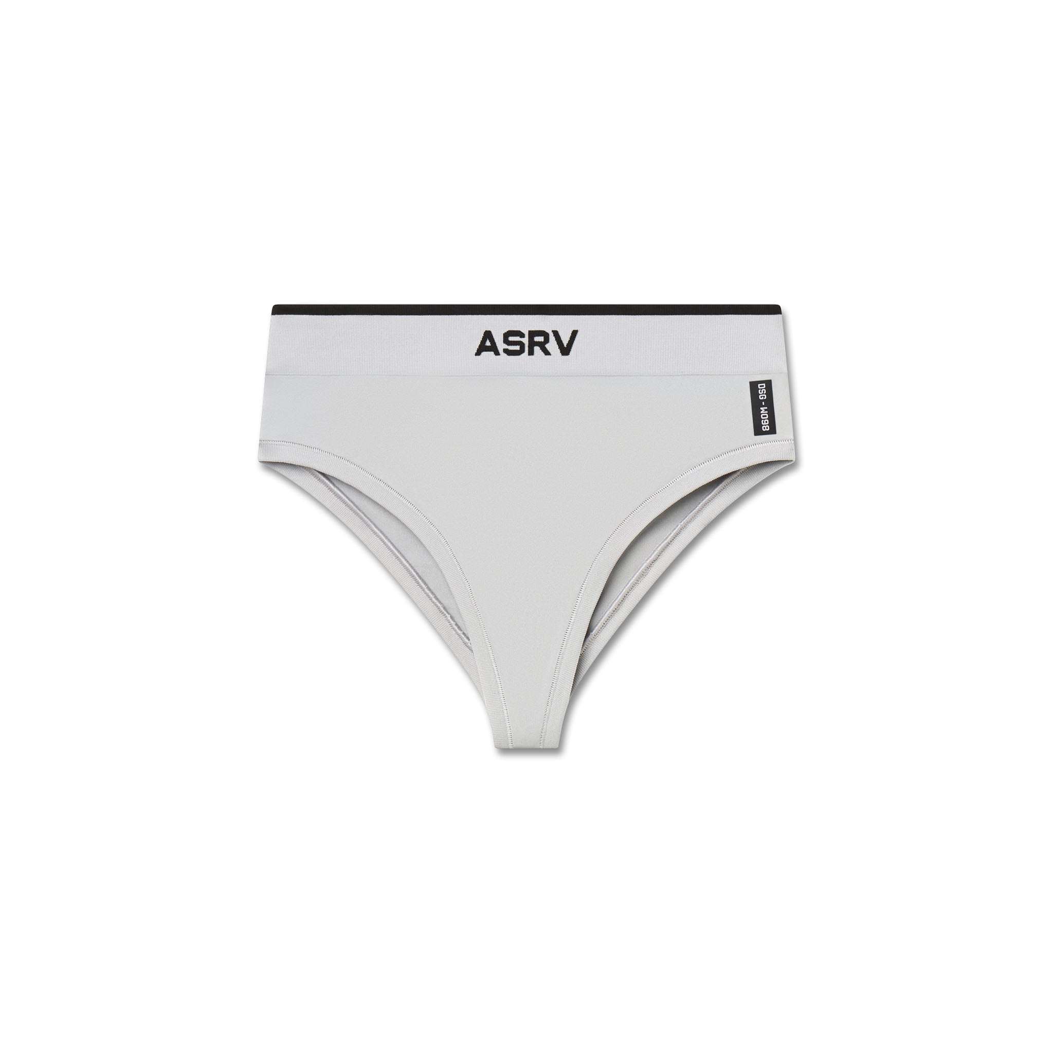 Flatlay ASRV W098 LYCRA® ADAPTIV seamless underwear in slate grey, front view