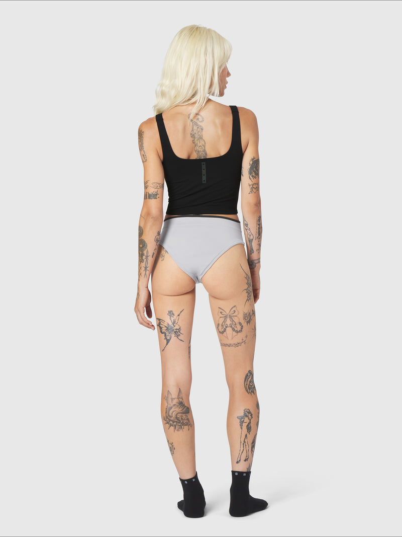 W098. LYCRA® ADAPTIV Seamless Underwear - Black