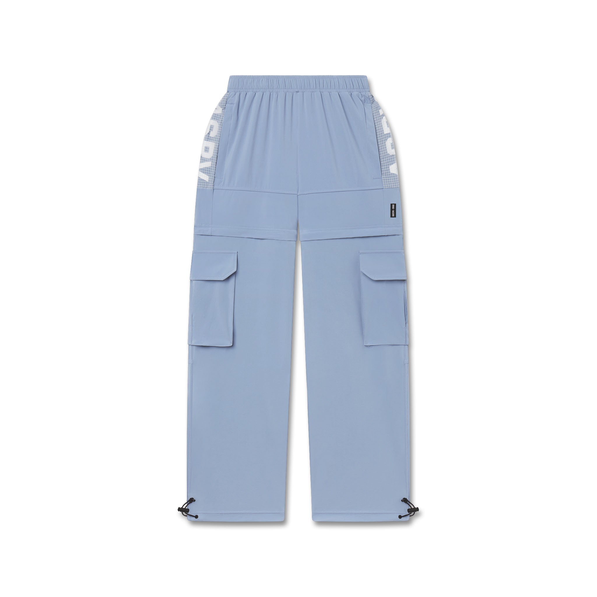 Flatlay W100 2-in-1 Convertible Pant in Slate Blue, front view