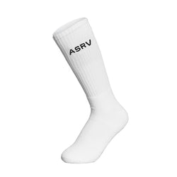 Essential Crew Socks (3 Pair) - White "ASRV"