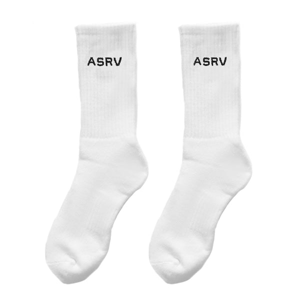 Essential Crew Socks (3 Pair) - White "ASRV"