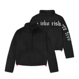 1007. Women's Sherpa Recovery 1/2 Zip - Black/White