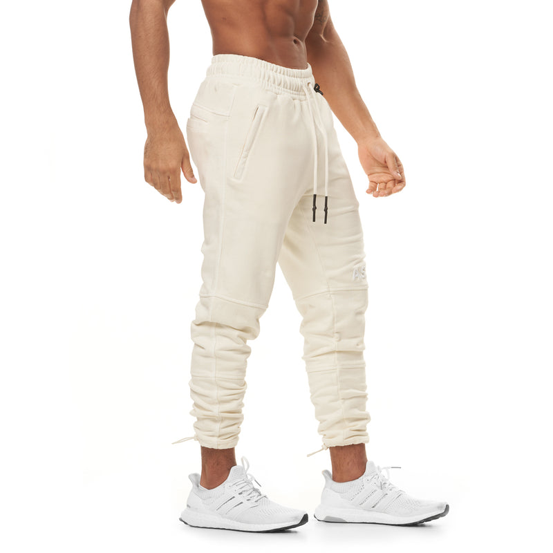 0266. Garment-Dyed French Terry Relaxed Jogger - Ivory Cream