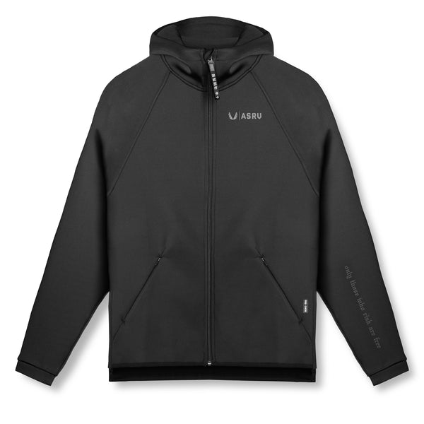 0430. Coolever™ Full Zip Hoodie - Black