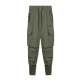 0437. TETRA-LITE™ Cargo High Rib Jogger - Olive