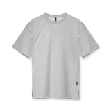0479. French Terry Oversized Tee - Heather Grey