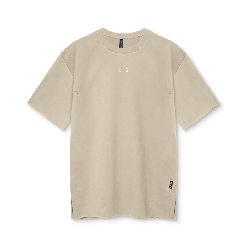 0479. French Terry Oversized Tee - Sand Smoke – ASRV