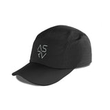 0511. Lightweight Vented Hat - Black "Cyber Logo"