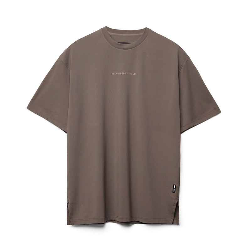 0517. Silver-Lite™ 2.0 Oversized Tee - Deep Taupe