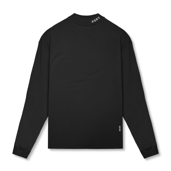 0559. CottonPlus™ Mock Neck Long Sleeve - Black