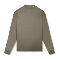 0559. CottonPlus™ Mock Neck Long Sleeve - Faded Olive