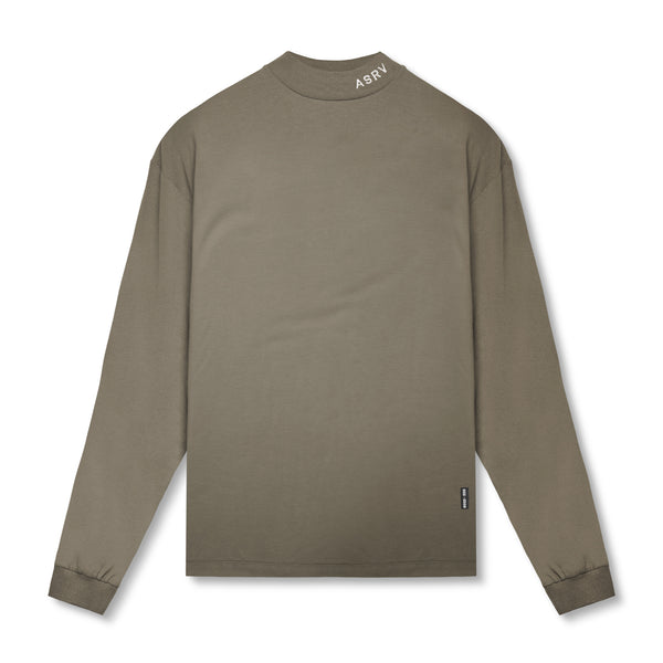 0559. CottonPlus™ Mock Neck Long Sleeve - Faded Olive