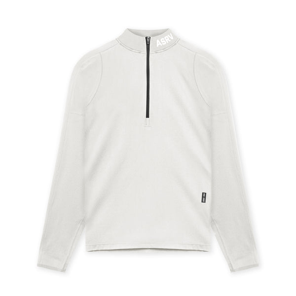 0587. Nano-Mesh Quarter Zip - Stone