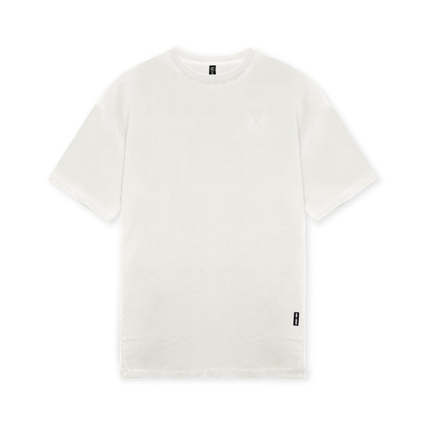 0602. Stone Washed Oversized Tee - Faded Stone