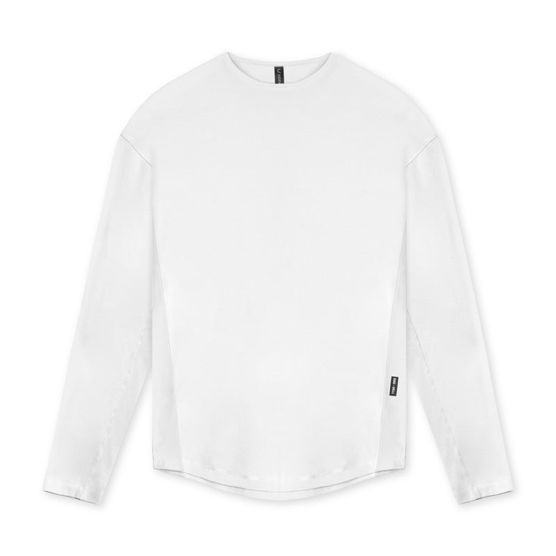 0611. CottonPlus™ Vented Long Sleeve - White