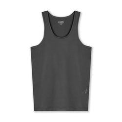 0619. Nano-Mesh Slim Fit Tank Top - Space Grey