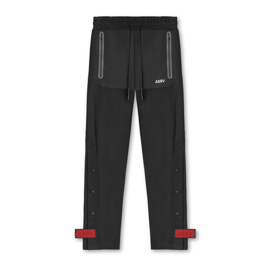 0625. French Terry Technical Snap Jogger - Black