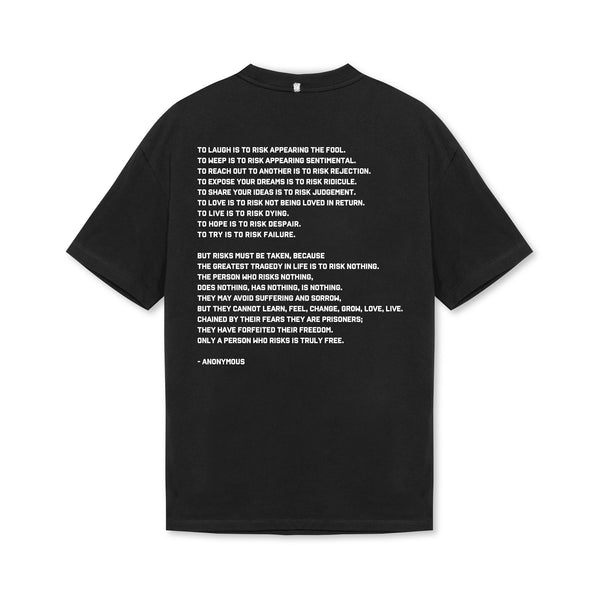 0669. Technical Essentials Relaxed Tee - Black "ASRV 8"