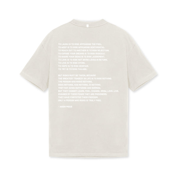 0669. Technical Essentials Relaxed Tee - Stone "ASRV 8"