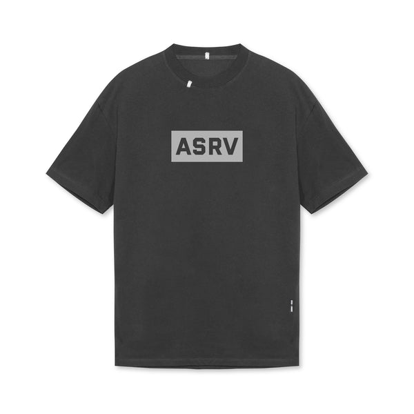 0669. Technical Essentials Relaxed Tee - Space Grey "Box Logo"