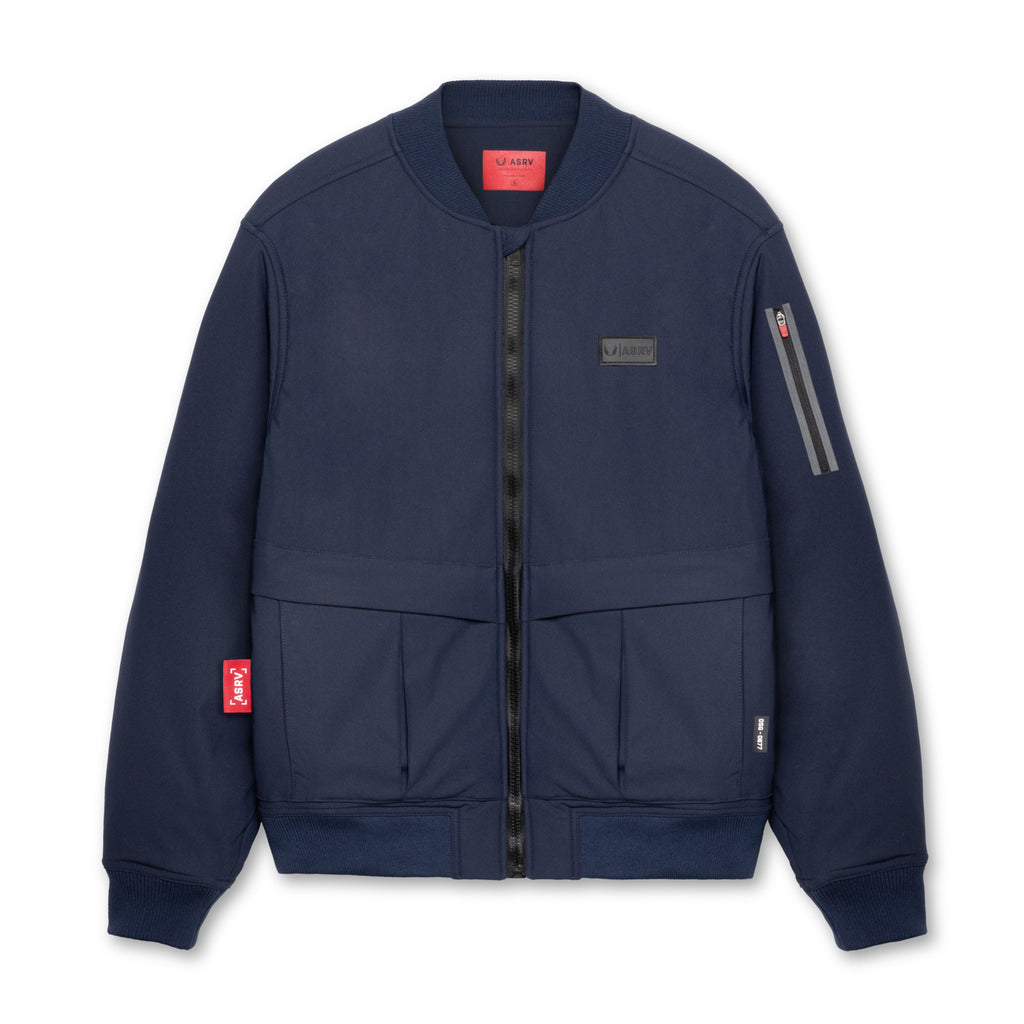 0677. Kinterra™ Weatherproof Bomber Jacket - Navy – ASRV