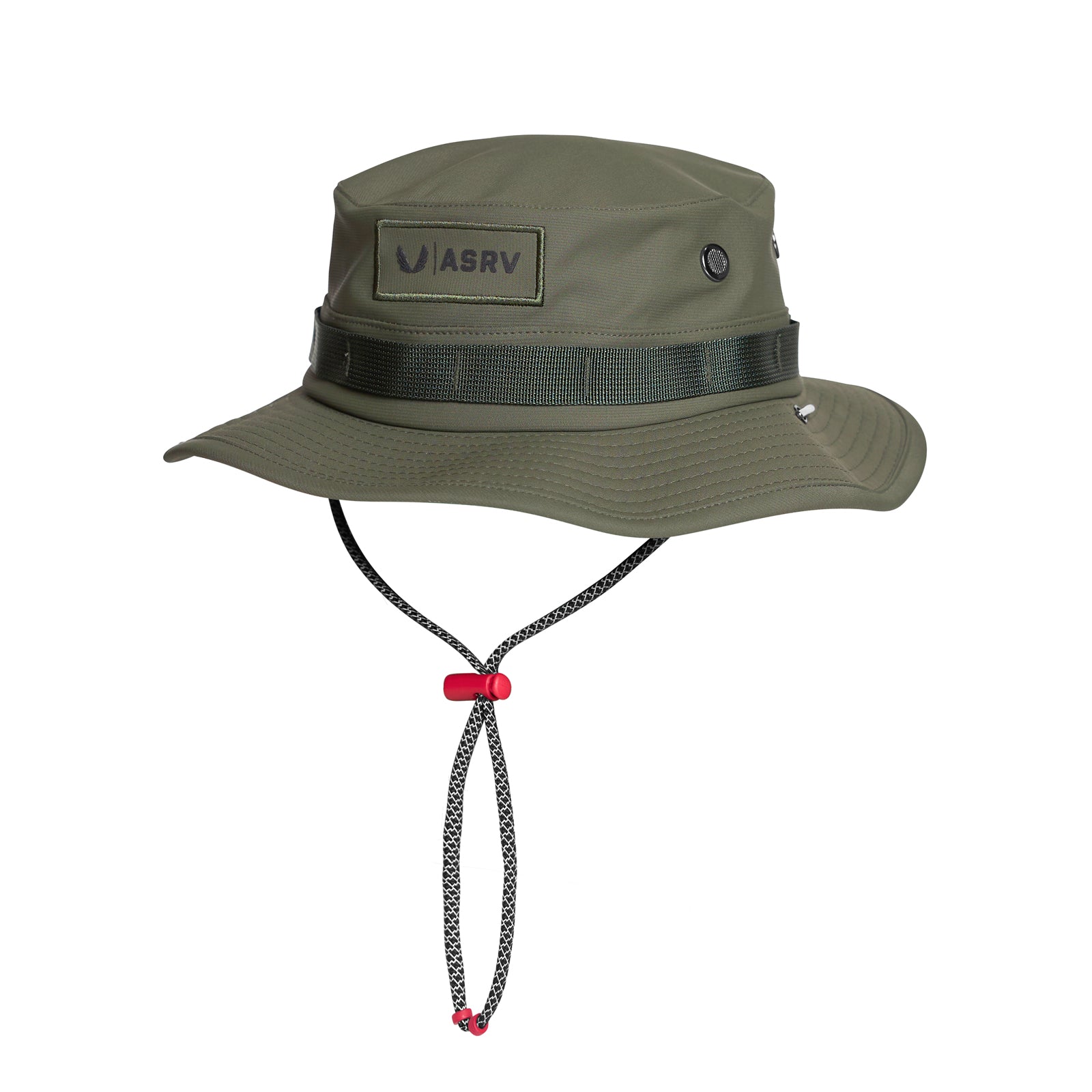 Flatlay 0718 Waterproof Vented Boonie Hat in Dark Olive, front view