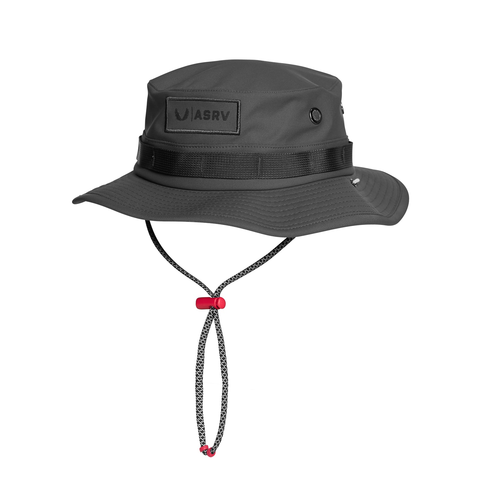 Flatlay 0718 Waterproof Vented Boonie Hat in Space Grey, front view