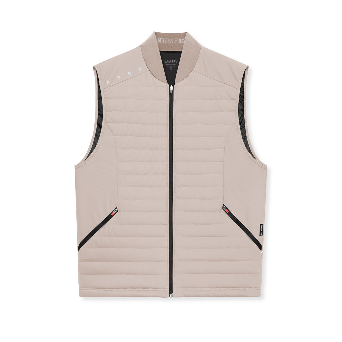 0720. Waterproof Insulated Run Vest - Chai