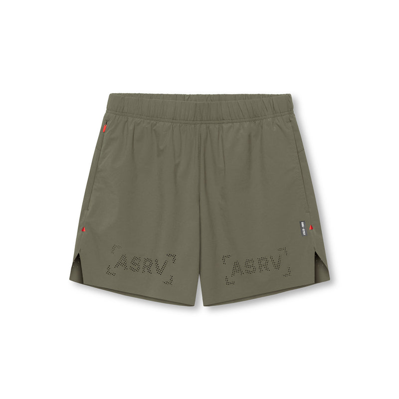 0737. Ripstop 6” Perforated Short - Olive