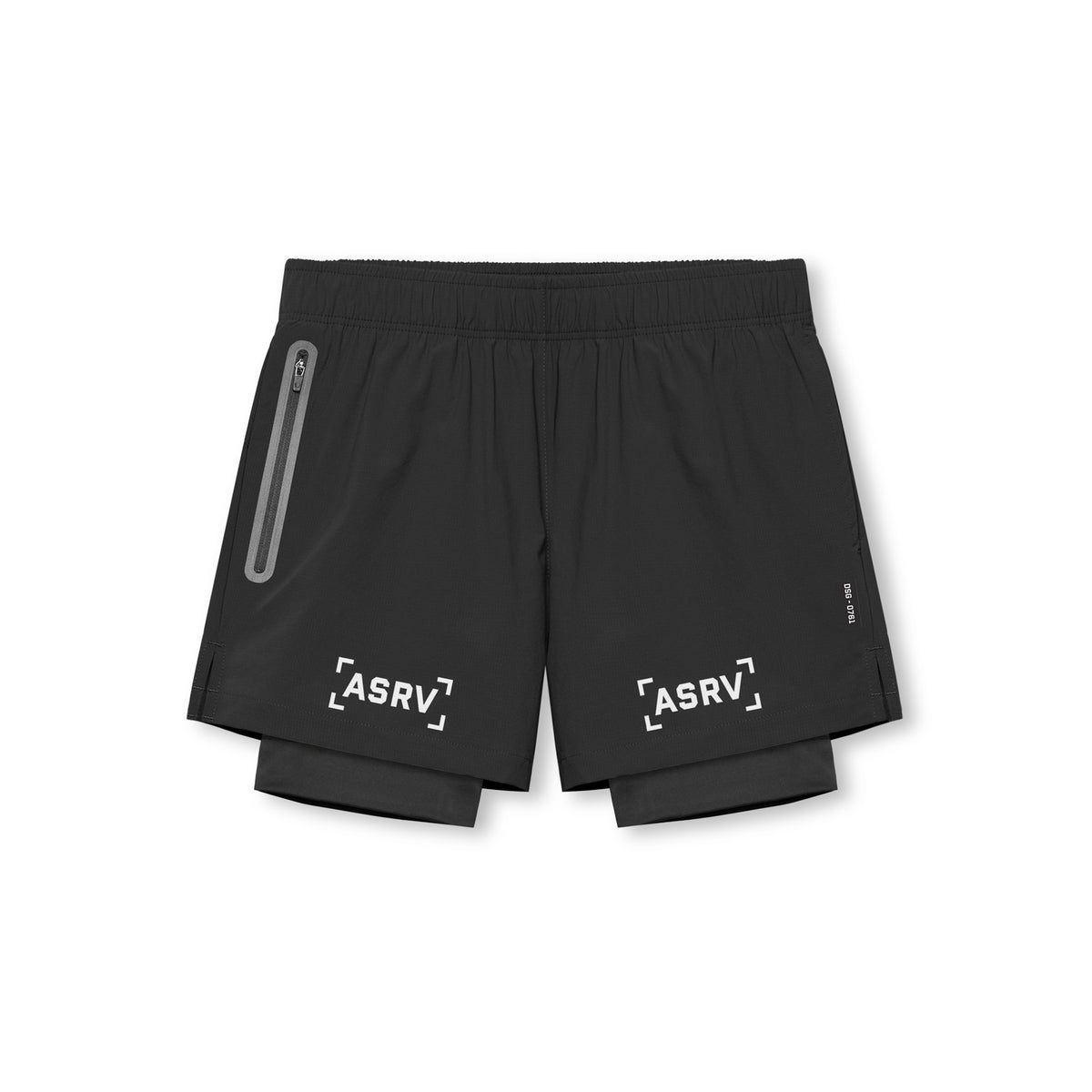 0761. Ripstop 5” Liner Short - Black – ASRV