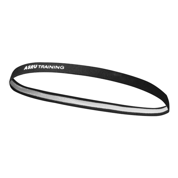 Elastic fabric headband for running fitness black - ✓