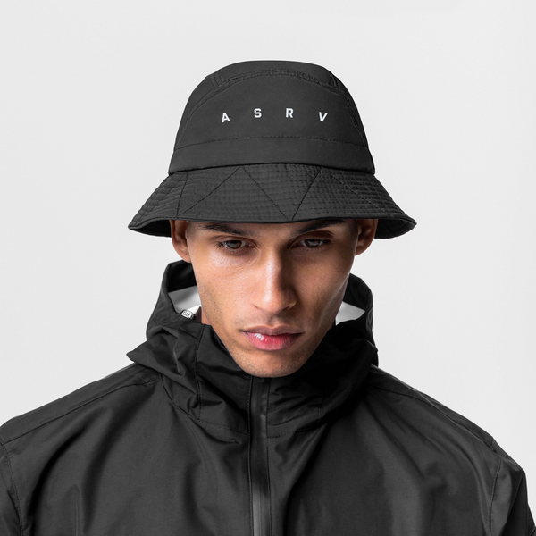 0672. Hipora® Bucket Hat - Black "ASRV"