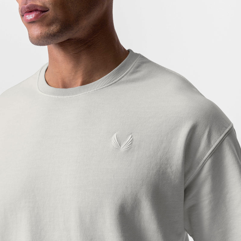 0602. Stone Washed Oversized Tee - Faded Stone