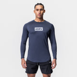 0659. Silver-Lite™ 2.0 Established Long Sleeve - Navy "Box Logo"